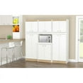 thumbnail image 2 of Inval GALLEY 3-Piece Pantry Set in White and Vienes Oak Engineered Wood, 2 of 8
