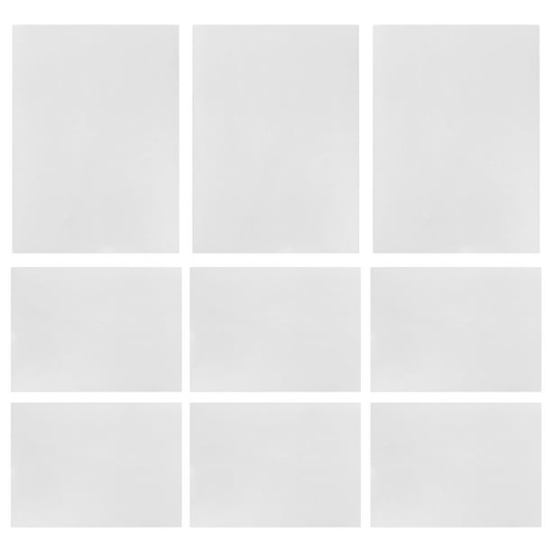 KAKOWELY 10 piezas de repuesto de acrílico para marco de fotos, lámina acrílica de repuesto para marco de fotos