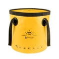 thumbnail image 2 of Fuente Solar Cubo plegable portátil de 10L para acampar al aire libre, pescar, viajes, hogar, cubo de almacenamiento Likrtyny Para Estrenar, 2 of 5