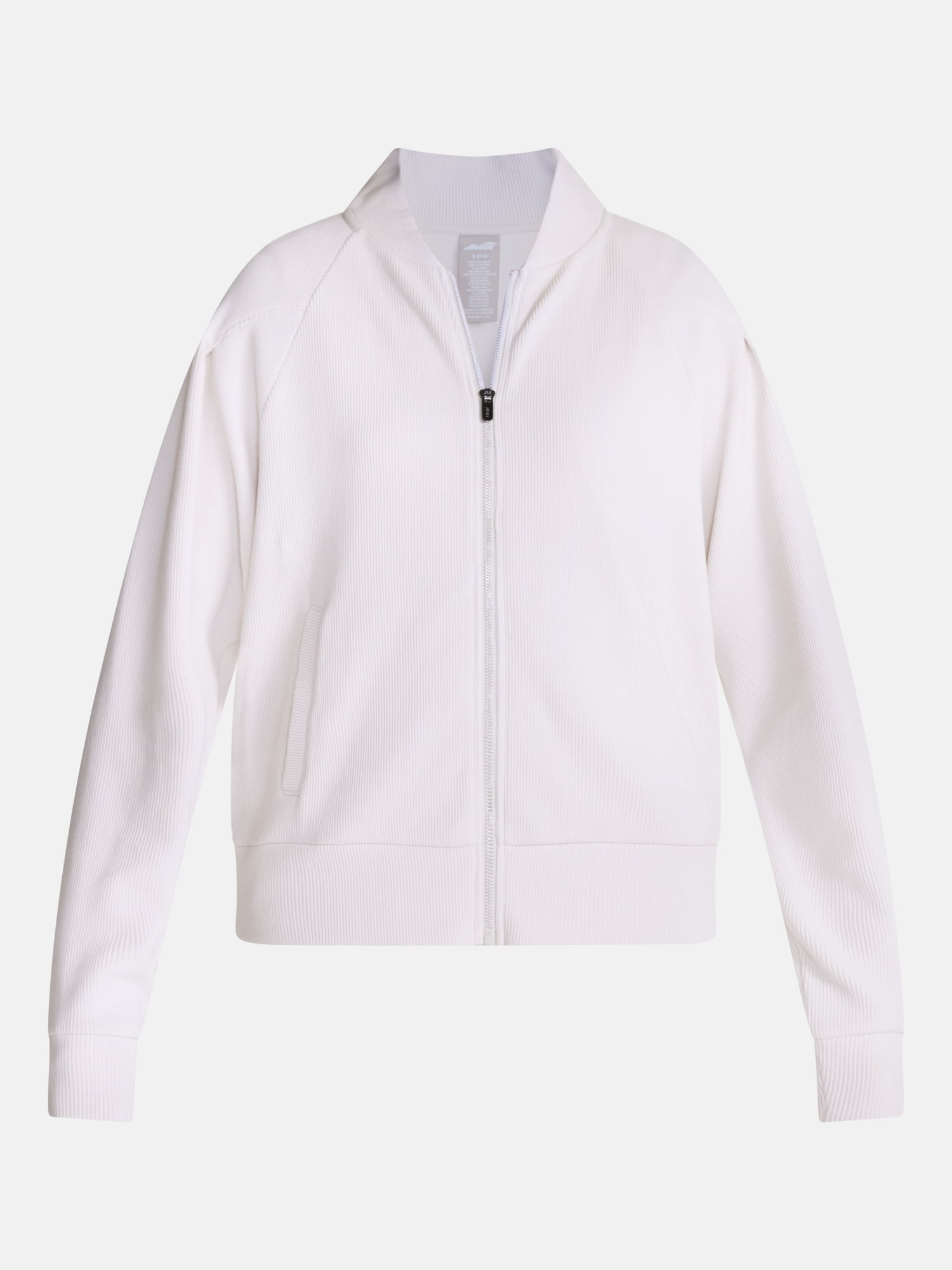 Avia Women's and Women's Plus Ottoman Full Zip Bomber Jacket, Sizes XS-4X