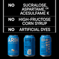 thumbnail image 6 of ARIH Dual Biotic Soda, Functional Prebiotic and Postbiotic Soda, Low Sugar, Peach Mango Horizon, 12 fl oz, 6 of 9