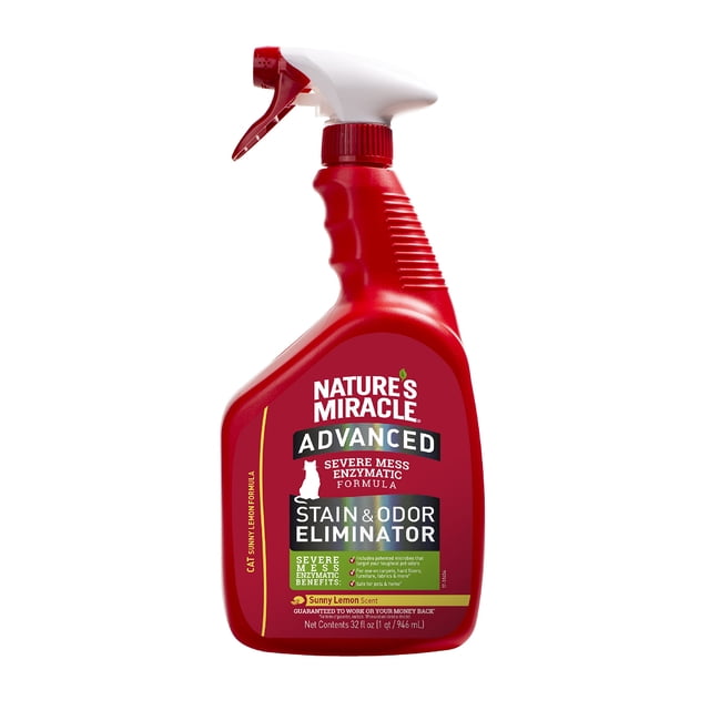Area Deodorizer Nature's Miracle Advanced en aerosol para manchas y olores, 946 ml