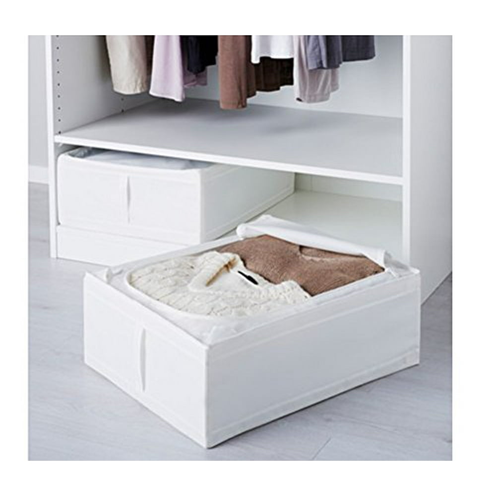 IKEA Skubb Underbed Storage Box, White, 2 Pack