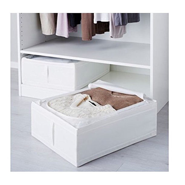 IKEA Skubb Underbed Storage Box, White, 2 Pack