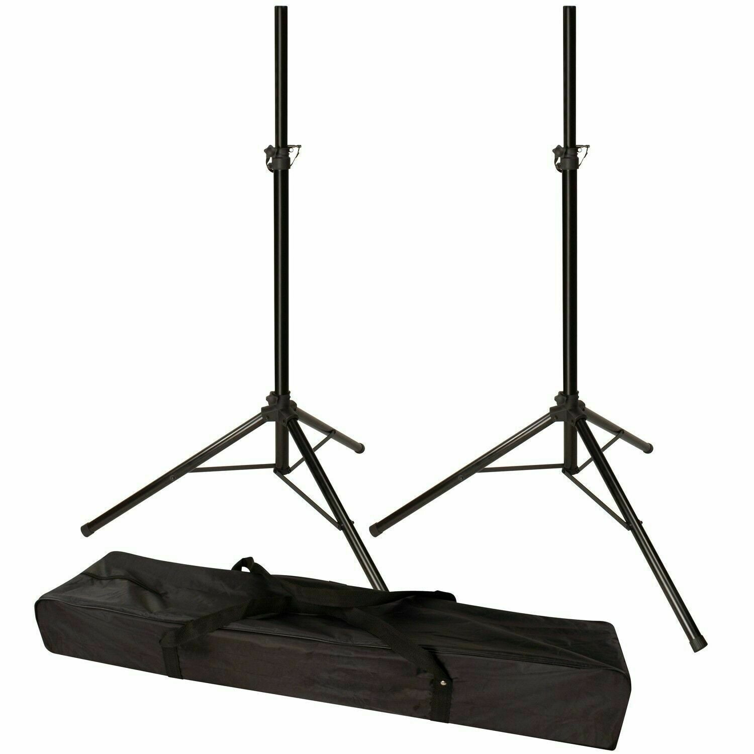 MR DJ SS600PKG Speaker Stand with Road Carrying Bag Universal Black Heavy Duty Folding Tripod PRO PA DJ Home On Stage Speaker Stand Mount Holder with Road Carrying BagMR DJ SS600PKG Speaker Stand with