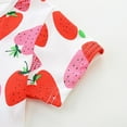 thumbnail image 4 of JUoaLXG Toddler Girls Casual Dresses Summer Short Sleeve Strawberry Print Dance Party Dress Streetwear,Pink,2-3 Years, 4 of 5