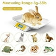 thumbnail image 2 of Puppy Scale for Whelping Dogs, Capacity up to 33lbs, Accuracy 1g/0.035oz, Unit g/kg/lb/oz/tl/ml, Yellow, Suitable for Kitten Puppy Rabbit Snake Cats and Small Dogs, 2 of 11