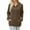 Brown, variant on Comfy Fall Fashion Outfits New Womens Button V Neck Hooded Sweaters Long Sleeve Pullover Tops Casual Sweatshirts with Pockets Fall Outfits Brown M