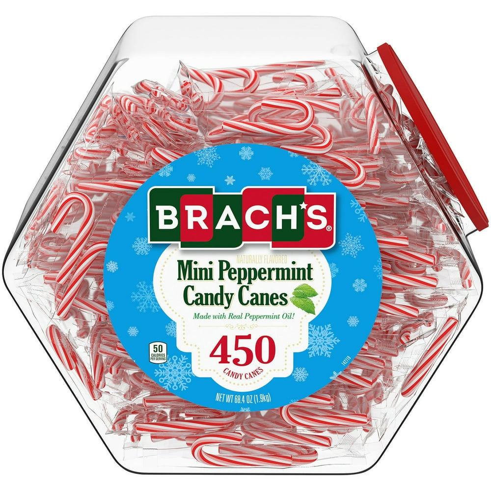 Brach's Mini Peppermint Candy Cane Jar (68 Ounce) - Walmart.com