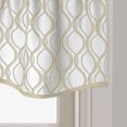 thumbnail image 3 of Curtainworks Morocco Scallop Valance Oyster, Indoor, 100% Polyester, 58"W x 14"L, 1 Piece, Adult, 3 of 5