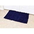 thumbnail image 2 of Shaggy Blue Rug 2x3 ft Shag Soft Carpet (22''x 33'') Doormat Living Room Bedroom Bathroom Kitchen Entry Way Area Rug by MystiqueDecors, 2 of 5