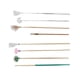 thumbnail image 1 of Featina Limpia de Cera Para El Oído, 7pcs Nervioso Cantante de la Oreja Extracción de Cera Pluma RelajándaSe Con Estera de Bambú para Salón, 1 of 7
