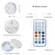 thumbnail image 5 of Lámpara de piscina Tomshine Tomshine 13 luces LED para piscina subacuática con control remoto RF con pilas RGBW Lámpara sumergible de 16 colores Magnety y ventosas Montaje IP68 Luz de estanque imperme Tomshine Lámpara de piscina, 5 of 7
