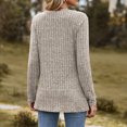 thumbnail image 7 of Pxiakgy Women's Long Sleeve T Shirt Fashion O Neck Tops Solid Color Casual Blouses Khaki + XXL, 7 of 7