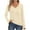 *Beige, variant on ClodeEU Women Long Sleeve V Neck Shirts,Loose Fit Casual Tunic Tops with Pocket,Lightweight Pullover Tops Dark Gray,Womens Plus XL
