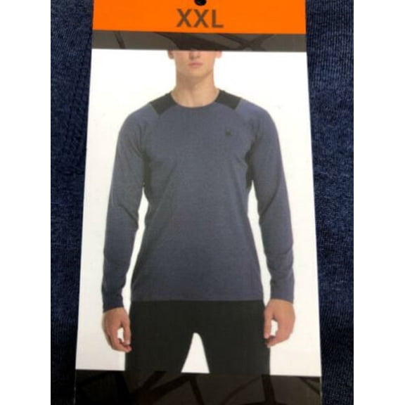 Spyder Men’s Active Long Sleeve Shirt Dust Navy Heather XX-Large