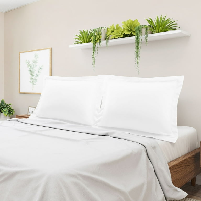 White pillow shams clearance walmart