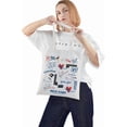 thumbnail image 3 of WZMPA Singer Album Tote Bag Singer Concert Gift Singer Lyric Fans Reusable Grocery Bags Singer Merchandise, 3 of 7