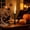 1 Pcs Ghost Taper Candle with Black Holder, variant on 4 Pcs Halloween Ghost Flameless Taper Candles Flickering Battery Operated with Remote and Timer White Plastic LED Taper Candles Dinner Decor