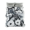 thumbnail image 2 of Mainstays All in One Reversible Comforter and Sheet set- 11 Piece, Queen, Black and White Floral, 2 of 9