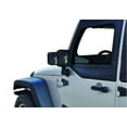 thumbnail image 2 of Rampage by RealTruck Towing Mirror Extensions | Pair, Black | 8605 | Compatible with 2007 - 2018 Jeep Wrangler JK, 2 of 6