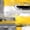 Yellow, variant on Erosebridal Ombre Yellow Gray Twin Quilt Set, Abstract Oil Painting Twin Coverlet Set, Gray Reversible 2 Pieces 1 Bedspread and 1 Pillowcase