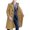 Khaki, variant on 2026 Men's Notch Lapel Double Breasted Long Trench Coat, Belt Cuff Regular Fit Windproof Business Formal Outer Overcoat