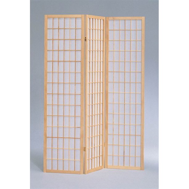 3Panel Shoji Room Divider Screen in Natural