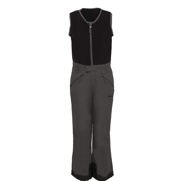 Arctix Kids Limitless Fleece Top Bib Overalls, Charcoal, 3T