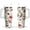 White-3, variant on 40oz Cute Colorful Botanical Mushroom Stainless Steel Flip Straw Tumbler Spill Proof Travel Cup Double Wall Vacuum Insulated Coffee Mug with Top Handle