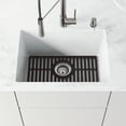 thumbnail image 2 of VIGO 19 in. Silicone Kitchen Sink Protective Bottom Grid For Single Basin Sink in Matte Black, 2 of 6