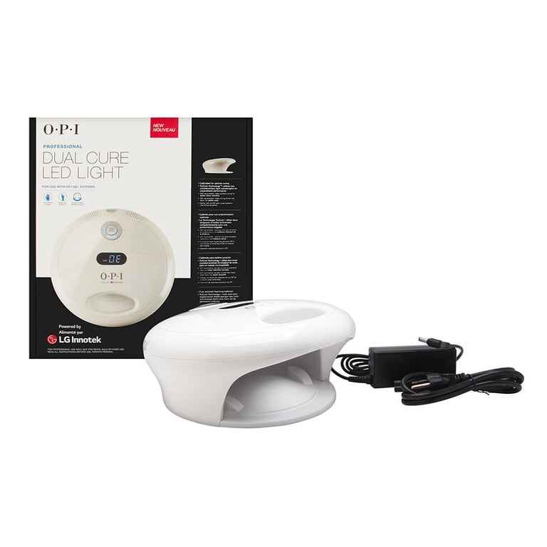 OPI Dual Cure LED UV Light, Gel Nail Polish Curing Lamp, 365 nm