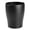 Matte Black, variant on mDesign Steel 1.67 Gallon Metal Trash Can Small Round Wastebasket Bin - White