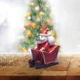 thumbnail image 4 of ufehgfjh My Order Santa Claus Christmas Deer Christmas Reindeer Sled Product Doll, 4 of 5