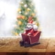 thumbnail image 4 of Adorno navideño de trineo de renos de Papá Noel | Miniatura de resina para decoración navideña | Bonita figura festiva para escritorio, estantería o alféizar | Regalo coleccionable de decoración de, 4 of 7