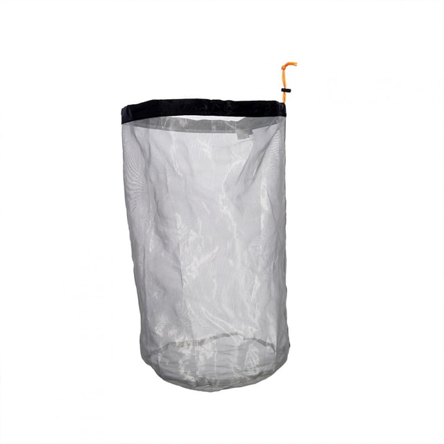 Mesh Storage Bag, Lightweight 5 Sizes High Strength Drawstring Mesh Bag Durable For Camping For Hiking For Travelling