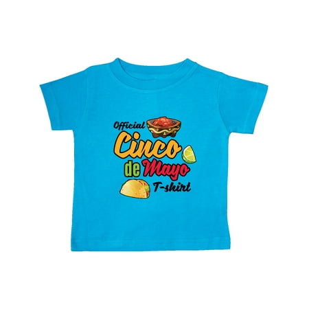

Inktastic Cinco De Mayo Official Tshirt Funny Pun with Taco Salso and Lime Gift Baby Boy or Baby Girl T-Shirt