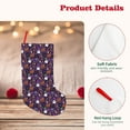thumbnail image 4 of Lsque 18 Inches Halloween Sweet Candy Pattern Christmas Stockings Hanging Ornaments,Knitted Xmas Fireplace Hanging Stocking,Holiday Decoration, 4 of 8
