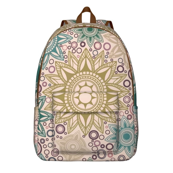 Sunny Sunflower Patterned Backpack with Dedicated Tech Section, Versatile Bookbag for Classroom and Office, Comfortable Grip Handles, Supportive Gift