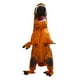 thumbnail image 1 of Disfraz de dinosaurio T Rex inflable para Halloween, fiesta de disfraces, Navidad, niño, 120-140 cm, marrón, 1 of 15