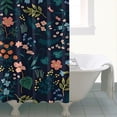 thumbnail image 4 of Pioneer Flower Floral Print Pattern Shower Curtain 72"x72" ,Bathroom Decorative Shower Curtains Set with 12 Hooks,Modern Waterproof Washable Shower Curtain, 4 of 6