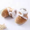 thumbnail image 4 of Aayomet Baby Girl Shoes Snow Girls Booties Boys Warming Boots Toddler Baby Shoes (Coffee, 4 Toddler), 4 of 4