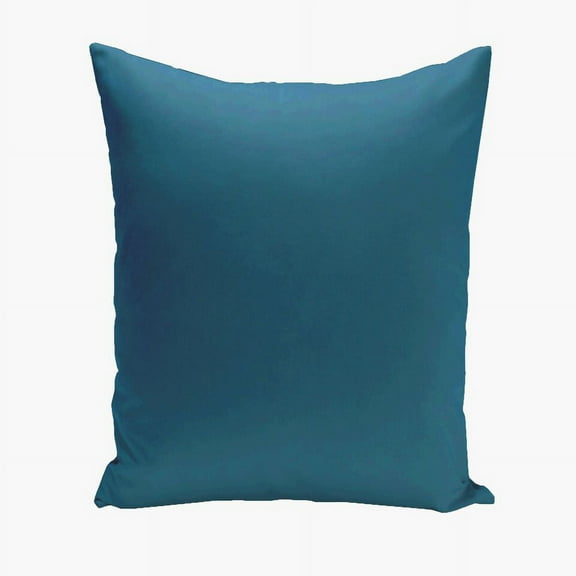 Simply Daisy 16" x 16" Solid Print Pillow, Teal