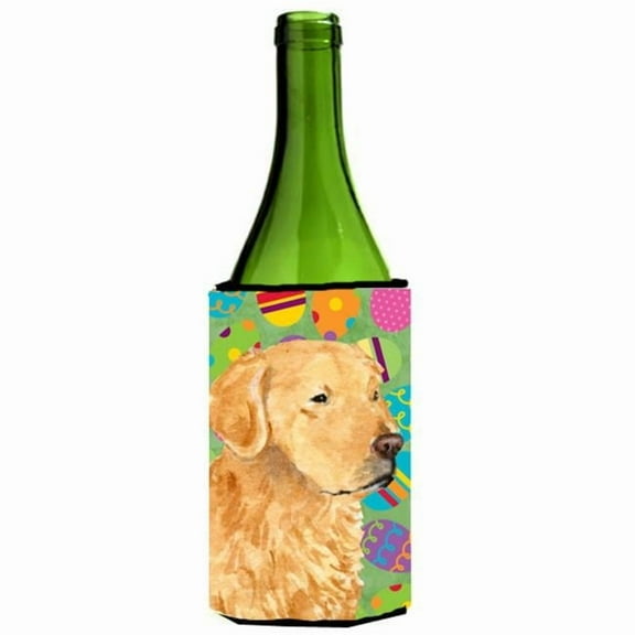Golden Retriever Easter Eggtravaganza Wine bottle sleeve Hugger