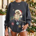thumbnail image 1 of Pntutb Mujer Navidad Casual Manga Larga Cuello Redondo Impreso Señoras Sudadera tops Pntutb Pntutb-3085, 1 of 7