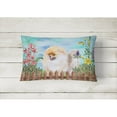 thumbnail image 2 of Pomeranian Spring Canvas Fabric Decorative Pillow, 2 of 3