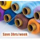thumbnail image 5 of Kit de hilo de coser ilauke, 50 piezas, 400 m, poliéster, 25 colores, 5 of 9