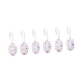 thumbnail image 3 of 6 piezas de adornos colgantes de huevos de Pascua, rellenos de cestas de Pascua, decoraciones de espuma para árboles de Pascua, decoración de Pascua Blanco, 3 of 9