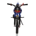 thumbnail image 6 of 50cc Dirt Bike for Adults & Kids, 49cc Gas Bike Mini Motocross with 40MPH Speed, Off-Road Trail Bike with Front Rear Disc Brakes, Inflatable Off-Road Tires, Shock Absorption (Blue), 6 of 8