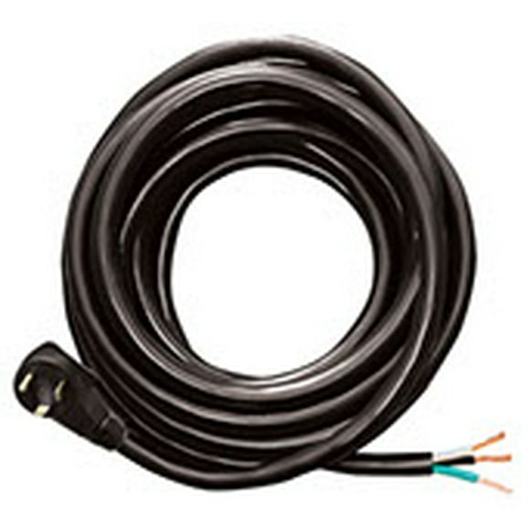 Voltec 16-00566 Power Cord Power Supply Cord; 30 Amp Plug End; 30 Amp; 6/3-8/1 Gauge; 35 Foot Length; Black; Without Plug Head Handle; STW Wire Type